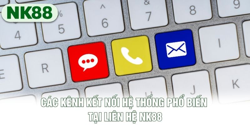 Các kênh kết nối hệ thống phổ biến tại liên hệ NK88